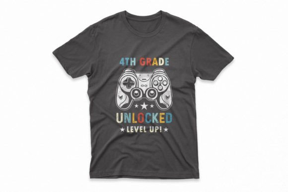 4th Grade Unlocked Level Up T-Shirt: A Creative and Educational Design for Students and Educators