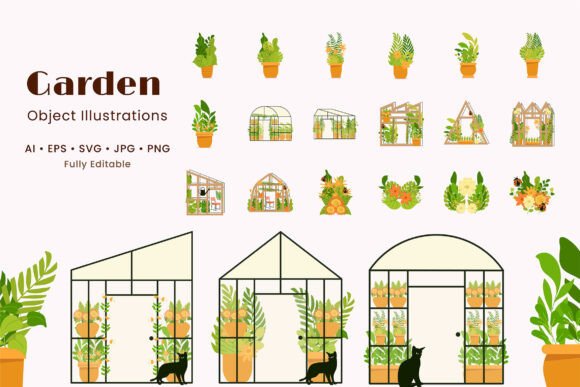 Botanical Garden Object Illustration: A Gateway to Nature’s Artistic Expression