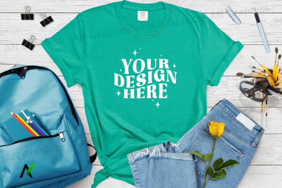 Comfort Colors 1717 Mockup - 030: A Professional Tool for T-Shirt Designers