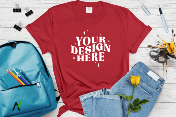 Comfort Colors 1717 Mockup - 051: A Professional Tool for T-Shirt Designers