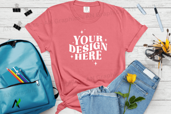 Comfort Colors 1717 Mockup - 065: A Professional Tool for T-Shirt Designers