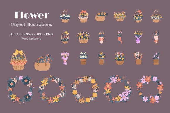 Flower Object Illustration and Unleash the Power of Flower Object Illustration