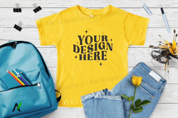 Kids Bella Canvas 3001B Mockup - 011: A Powerful Tool for Designers and Creators