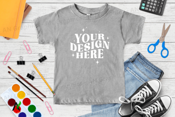 Kids Bella Canvas 3001B Mockup - 013: A Versatile Tool for Designers