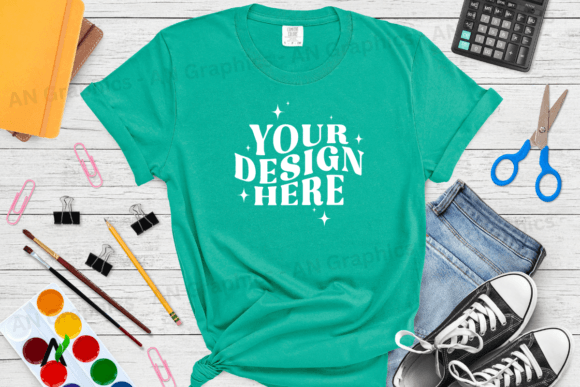 Mastering T-Shirt Design with the Comfort Colors 1717 Mockup - 097